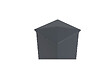 CASANOOV - Casanoov Lot de 4 poteaux EIFEL 20x20 en alu H.166  cm - Gris anthracite - vignette