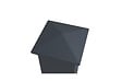 CASANOOV - Casanoov Lot de 2 poteaux EIFEL 10x10 en alu H.166  cm - Gris anthracite - vignette