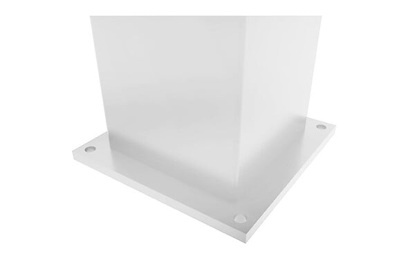 CASANOOV - Casanoov Lot de 2 poteaux EIFEL 15x15 en alu H.166  cm - Blanc mat - large