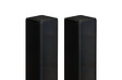 CASANOOV - Casanoov Lot de 2 poteaux en fer DARIO 6x6  cm H.190  cm Noir Mat - vignette