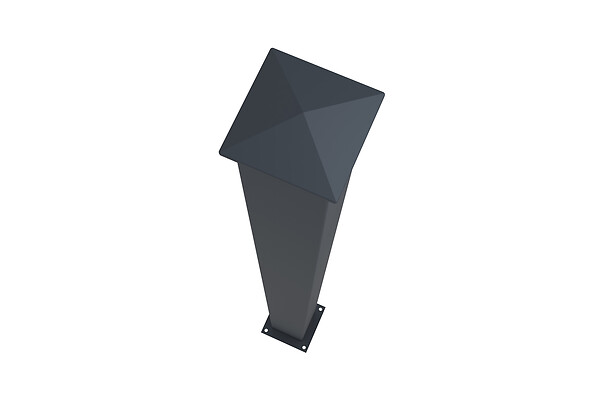 CASANOOV - Casanoov Poteau EIFEL 10x10 en aluminium H.166  cm - Gris anthracite - large