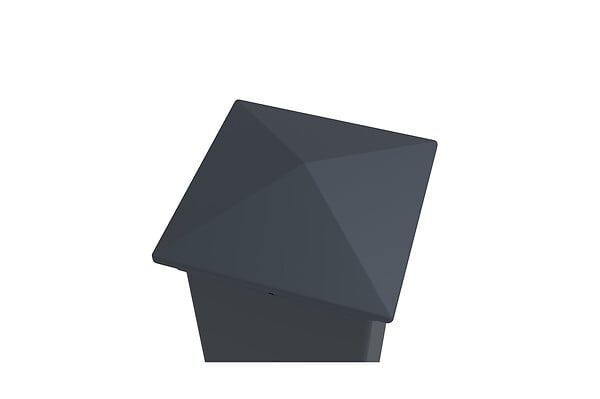 CASANOOV - Casanoov Poteau EIFEL 10x10 en aluminium H.166  cm - Gris anthracite - large