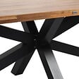 OVIALA - Table de jardin en aluminium et bois d'acacia 8 places 240x95 cm - Stella - vignette