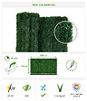 CASANOOV - Casanoov Haie Artificielle 3 m PICO H.150  cm 129 brins - vignette