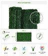 CASANOOV - Casanoov Haie Artificielle 5 m PICO H.180  cm 129 brins - vignette