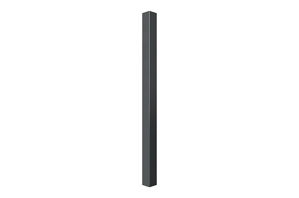 CASANOOV - Casanoov Lot de 4 poteaux aluminium gris ELDA H.240 - large