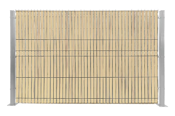 CASANOOV - Casanoov Rouleau brise-vue PVC 400m BALDO L.46 mm beige - Kit complet fixation avec clips et profil de finition - large