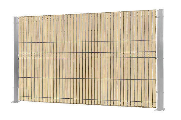 CASANOOV - Casanoov Rouleau brise-vue PVC 400m BALDO L.46 mm beige - Kit complet fixation avec clips et profil de finition - large
