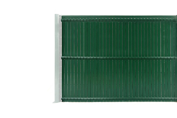 CASANOOV - Casanoov Kit lamelles occultantes PVC 8m CINTO H.150  cm Vert - avec clips et profil de finition - large