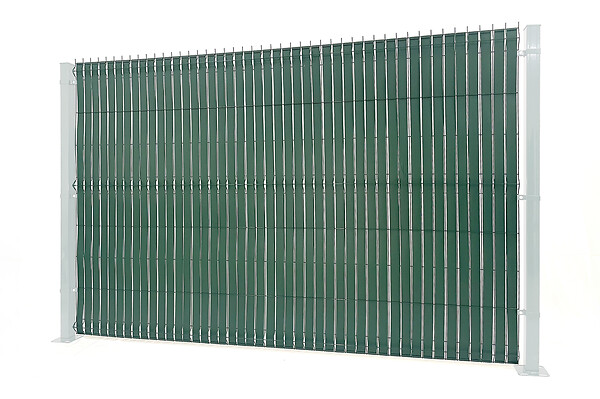 CASANOOV - Casanoov Lamelles occultantes BALDO 60mX46 mm rouleau PVC Vert - Kit complet fixation avec clips et profil de finition - large