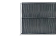 CASANOOV - Casanoov Kit lamelles occultantes PVC 6 m CINTO H.190  cm Gris - avec clips et profil de finition - vignette