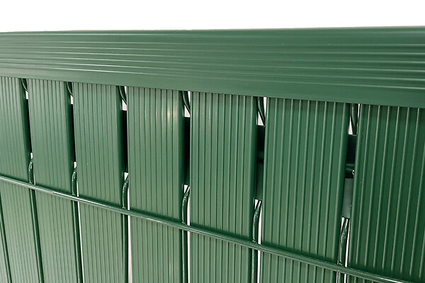 CASANOOV - Casanoov Kit lamelles occultantes PVC 4 m CINTO H.170  cm Vert - avec clips et profil de finition - large