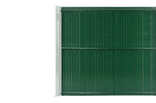 CASANOOV - Casanoov Kit lamelles occultantes PVC 6 m CINTO H.190  cm Vert - avec clips et profil de finition - large