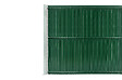 CASANOOV - Casanoov Kit lamelles occultantes PVC 6 m CINTO H.190  cm Vert - avec clips et profil de finition - vignette