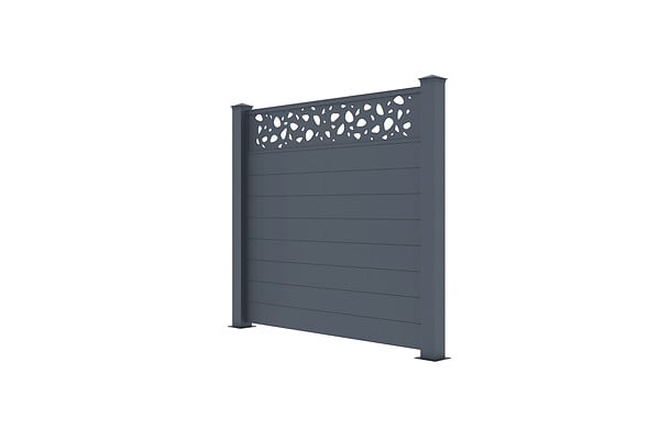 CASANOOV - Casanoov Lot de 5 kits de clôture aluminium SUNNY H.170   cm - kits complet 9.5 m - large