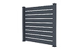 CASANOOV - Casanoov Lot de 2 clôtures aluminium VOGEL 1,9m H.170  cm Gris Anthracite - vignette