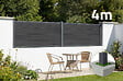 CASANOOV - Casanoov Clôture composite Stockhorn 4 m, hauteur 90  cm, sur plaques de base grises - vignette
