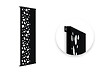 CASANOOV - Casanoov Panneau décoratif SUNNY noir H.160  cm motifs côté gauche - vignette