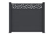 CASANOOV - Casanoov Lot de 3 clôtures Aluminium Semi-Ajourées 1,9m Ruivo H.170  cm gris - vignette