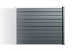 CASANOOV - Casanoov Clôture Aluminium Persienne 8m VANO H.150  cm gris - vignette