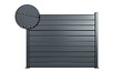CASANOOV - Casanoov Clôture Aluminium Persienne 8m VANO H.150  cm gris - vignette