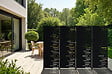 CASANOOV - Casanoov Lot de 3 panneaux décoratifs ARLBERG Noir H.160  cm motifs côté droit - vignette