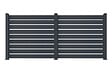CASANOOV - Casanoov Lot de 10 clôtures aluminium VOGEL 1,9m H.170  cm Gris Anthracite - vignette