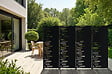 CASANOOV - Casanoov Panneau décoratif ARLBERG noir H.160  cm motifs côté gauche - vignette