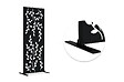 CASANOOV - Casanoov Panneau décoratif FOLYA noir H.160  cm motifs intégral - vignette