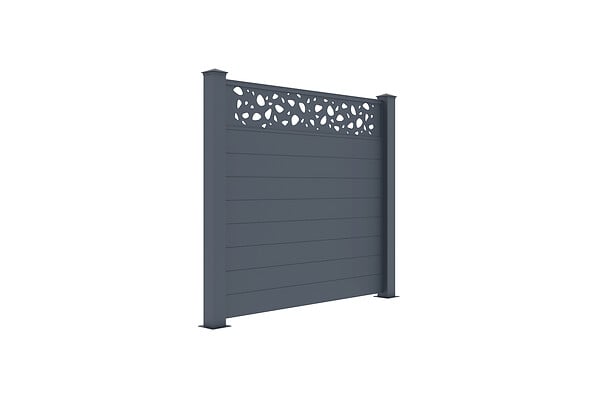 CASANOOV - Casanoov Lot de 3 kits de clôture aluminium SUNNY H.170   cm - kits complet 5.7m - large