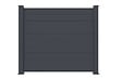 CASANOOV - Casanoov Kit clôture aluminium pleine NIESEN – H.170   cm – L.1,90 m – kit complet - vignette