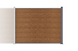 CASANOOV - Casanoov Kit clôture composite 2m STOCKHORN H.150  cm teck sur platine - vignette