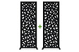 CASANOOV - Casanoov Lot de 2 panneaux décoratifs RUIVO noir H.160  cm motif intégral - vignette