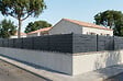 CASANOOV - Casanoov Kit extension clôture 2m VANO H.90  cm aluminium gris - vignette