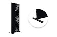 CASANOOV - Casanoov Lot de 2 panneaux décoratifs ARLBERG Noir H.160  cm motifs côté droit - vignette