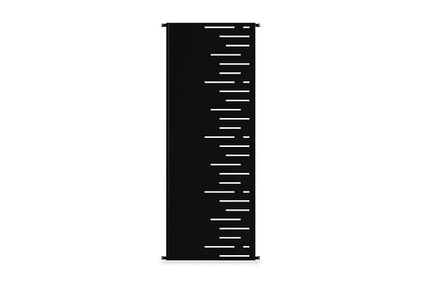 CASANOOV - Casanoov Lot de 2 panneaux décoratifs ARLBERG Noir H.160  cm motifs côté droit - large
