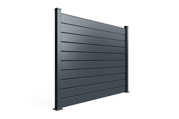 CASANOOV - Casanoov Clôture persienne alu VANO 200x150  cm gris - large
