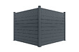 CASANOOV - Casanoov Clôture persienne alu VANO 200x150  cm gris - vignette