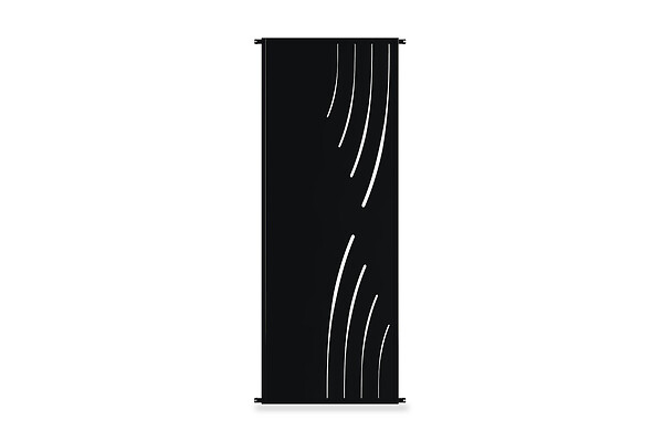 CASANOOV - Casanoov Lot de 2 panneaux décoratifs VELETA Noir H.160  cm motifs côté droit - large