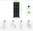 CASANOOV - Casanoov Lot de 2 panneaux décoratifs ARLBERG Noir H.160  cm motifs intégral - vignette