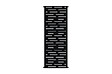 CASANOOV - Casanoov Lot de 2 panneaux décoratifs ARLBERG Noir H.160  cm motifs intégral - vignette