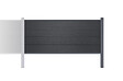 CASANOOV - Kit extension Clôture bois composite 2m STOCKHORN H.90 cm à sceller gris - vignette