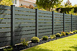 CASANOOV - Casanoov Lot de 3 clôtures aluminium VOGEL 1,9m H.170  cm Gris Anthracite - vignette