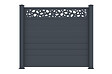 CASANOOV - Casanoov Kit clôture aluminium semi-ajourée SUNNY – H.170   cm – L.1,90 m – kit complet - vignette