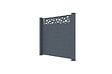 CASANOOV - Casanoov Kit clôture aluminium semi-ajourée SUNNY – H.170   cm – L.1,90 m – kit complet - vignette