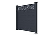CASANOOV - Casanoov Lot de 2 kits de clôture aluminium ARLBERG H.170   cm - kits complet 3.8m - vignette