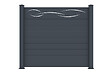 CASANOOV - Casanoov Kit clôture aluminium semi-ajourée LIFE – H.170   cm – L.1,90 m – kit complet - vignette