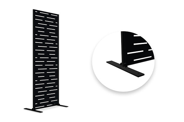 CASANOOV - Casanoov Panneau décoratif ARLBERG noir H.160  cm motifs intégral - large
