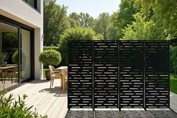CASANOOV - Casanoov Panneau décoratif ARLBERG noir H.160  cm motifs intégral - large