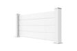 CASANOOV - Casanoov Lot de 3 kits de clôture aluminium VOGEL H.90   cm blanc - kits complet 5.7m - vignette